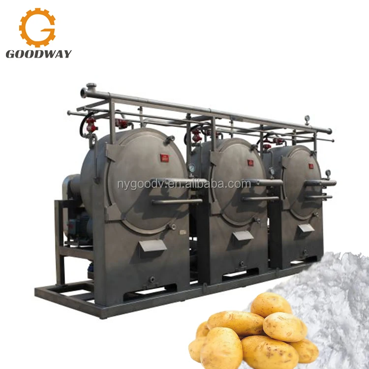 200 TPD Potato / Sweet Potato Starch Processing Potato Starch Making Machine