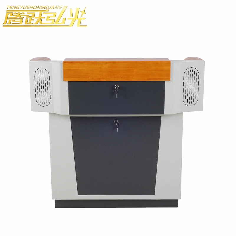 School office furniture conference room Multimedia reversible podium for multimedia classroom