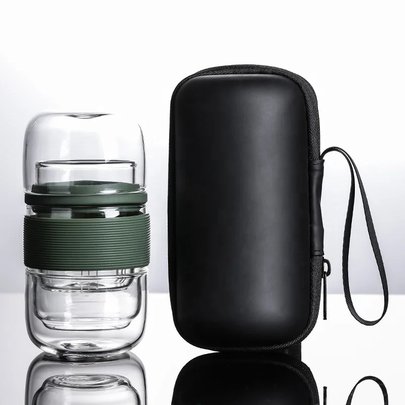 Индивидуальный дизайн, портативный дорожный чайник и чашка, 1 чайник, 2 чашки, портативный чайный набор кунг-фу с инфузером