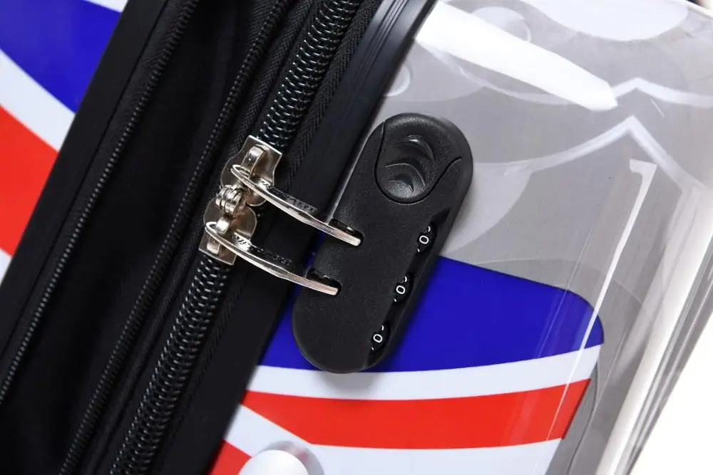 
HOT SALE LEOPARD FASHION TRAVEL ABS PC LUGGAGE SET 