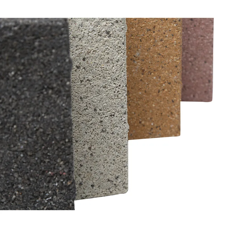 Anti slip and energy-saving permeable bricks for paving