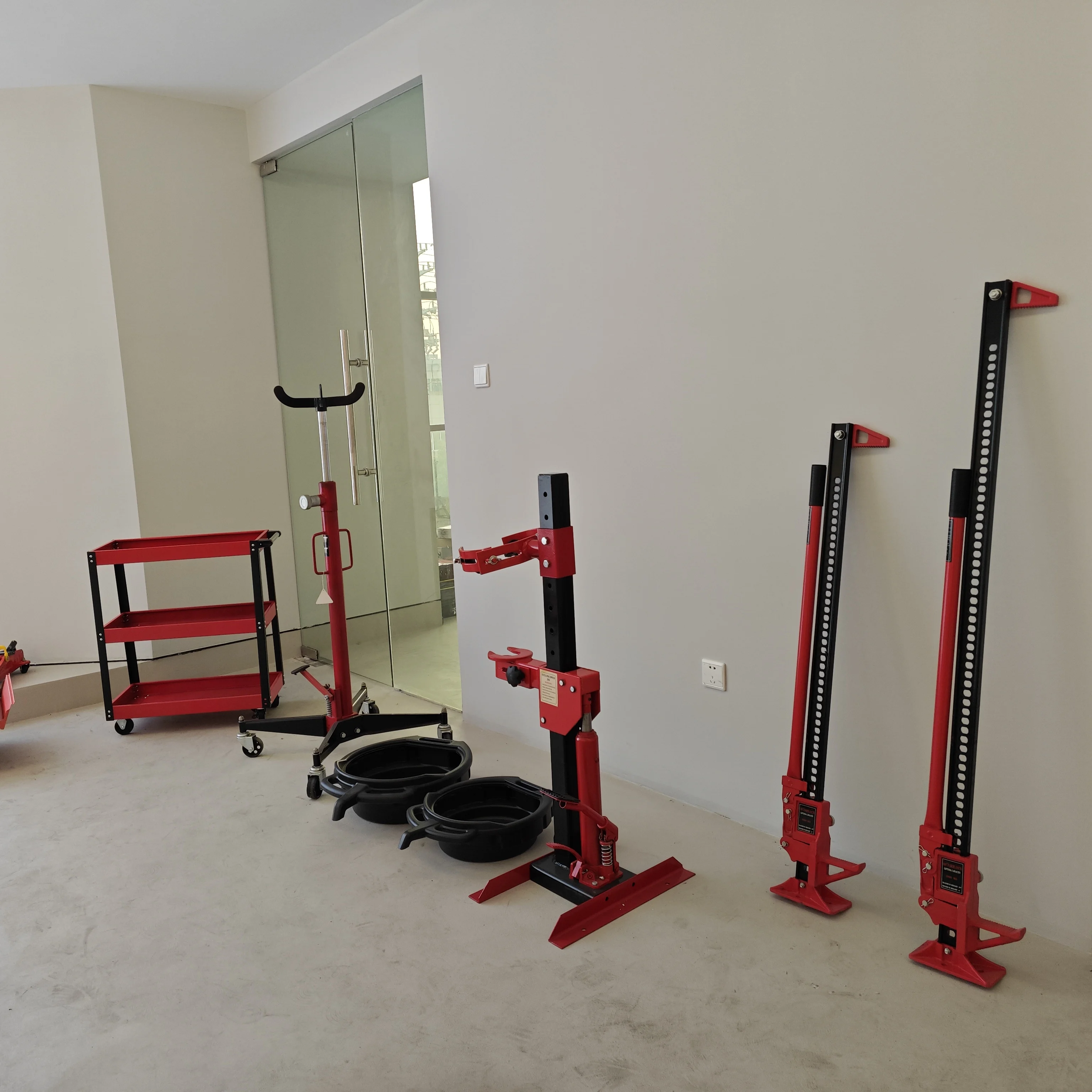 Factory Hot Selling Hydraulic Jack Strut Coil Spring Compressor Manual Forklift