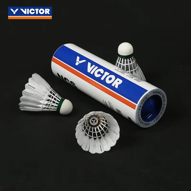 VICTOR Badminton New Carbon Sound Ball Durable Training Ball Artificial Badminton Single Barrel 6-piece NCS