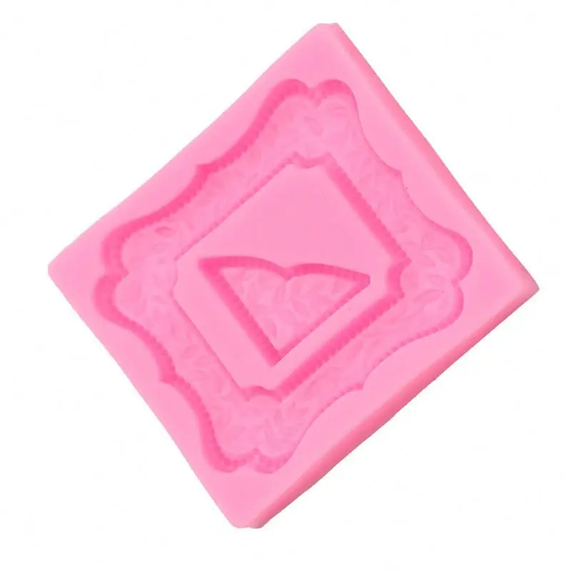 Wholesale price non stick chocolate cake baking pan tools silicone candy bar mold