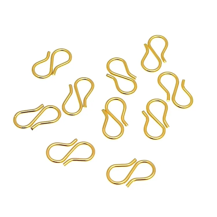 Diy Findings Connectors Jewelry findings lock 8 shape S hooks bracelets Stainless Steel clasp for necklace