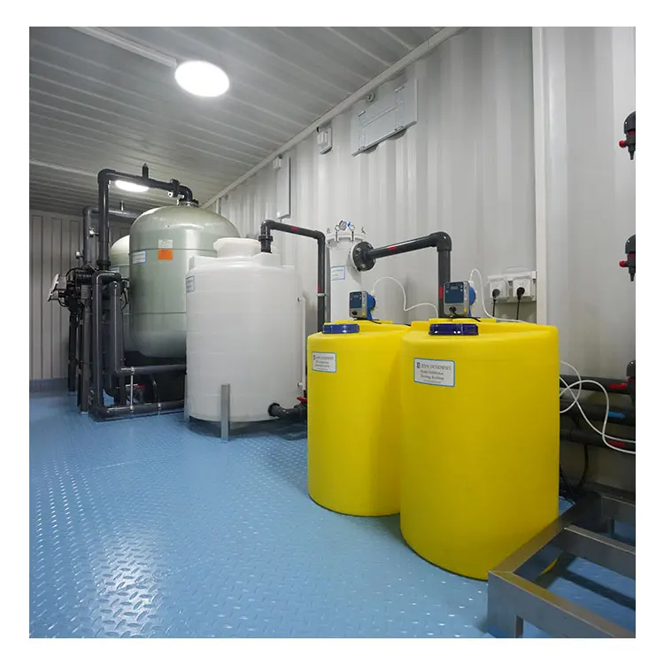 Integrated Container Ro Plant Water Purifier Distiller Machine Ro Water Plant Price For 10000 Liter Ro Plants For Salty Water