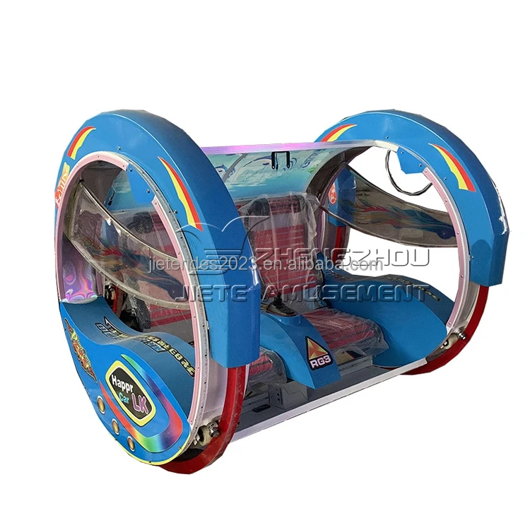 Kids Shopping Mall Facilities Amusement Park Rides Happy Rotating Swing Car Electric Le Bar Car With Battery