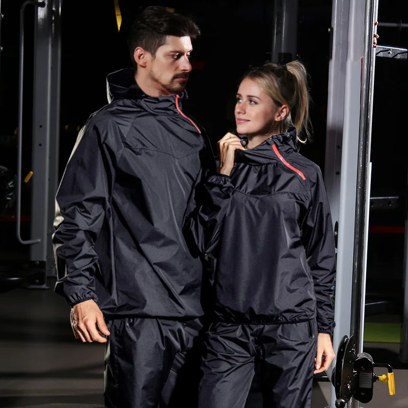 HOTSUIT Sauna Suit for Men Sweat Sauna Jacket Pant Gym Workout Sweat Suits