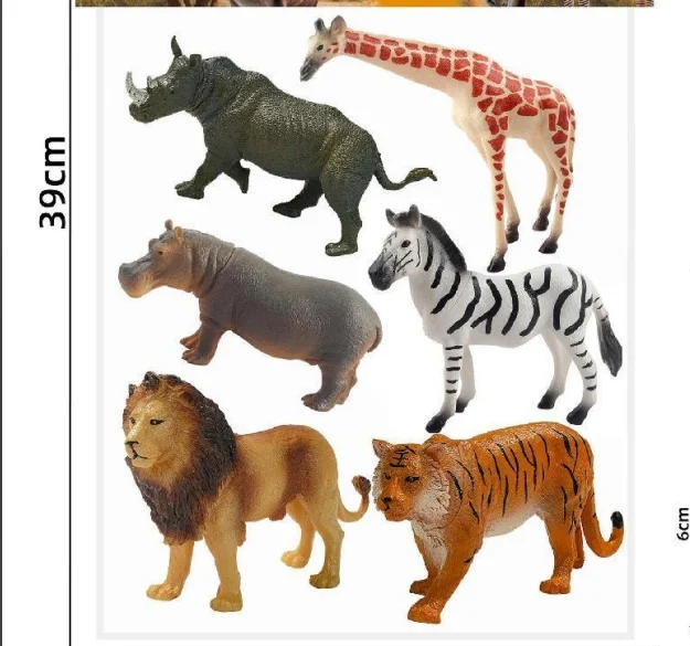 A401 Customized wholesale animal dolls elephant model zoo wild African male baby simulation toy direct deal