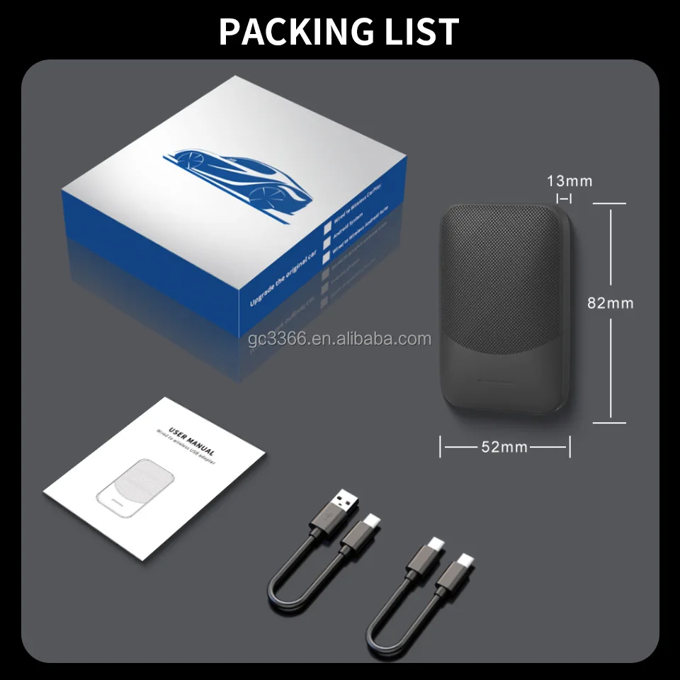 hot sale carplay box wired to wireless carplay module car adapter car connectivity box android auto