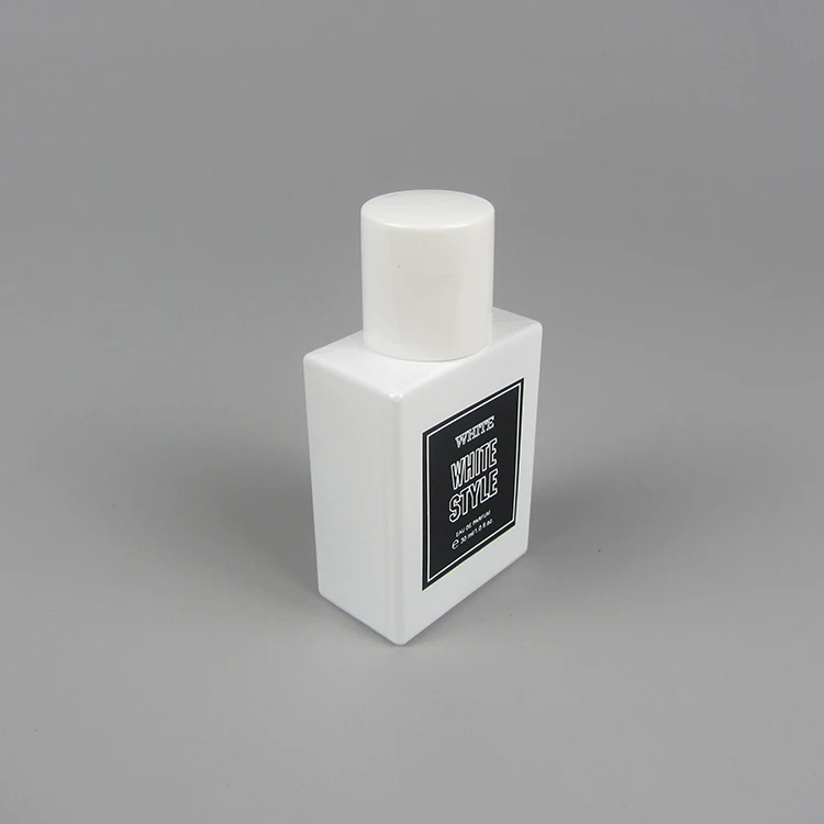 Black Luxury Beautiful High Quality square Shape Empty Spray Perfume Pump Glass Bottle 30 ml
