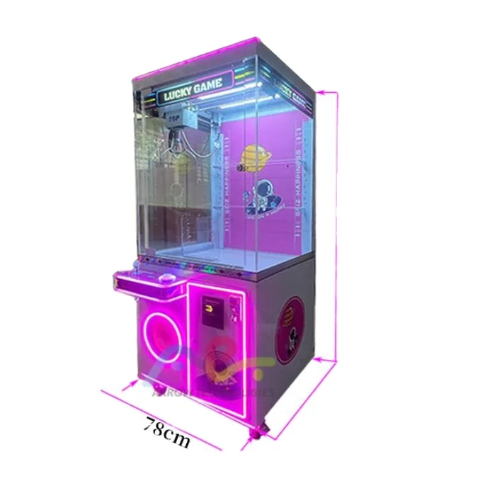 Amusement Park Coin Operated Game Machine Toy Vending Arcade Claw Crane Machine Claw Machine With Bill Acceptor