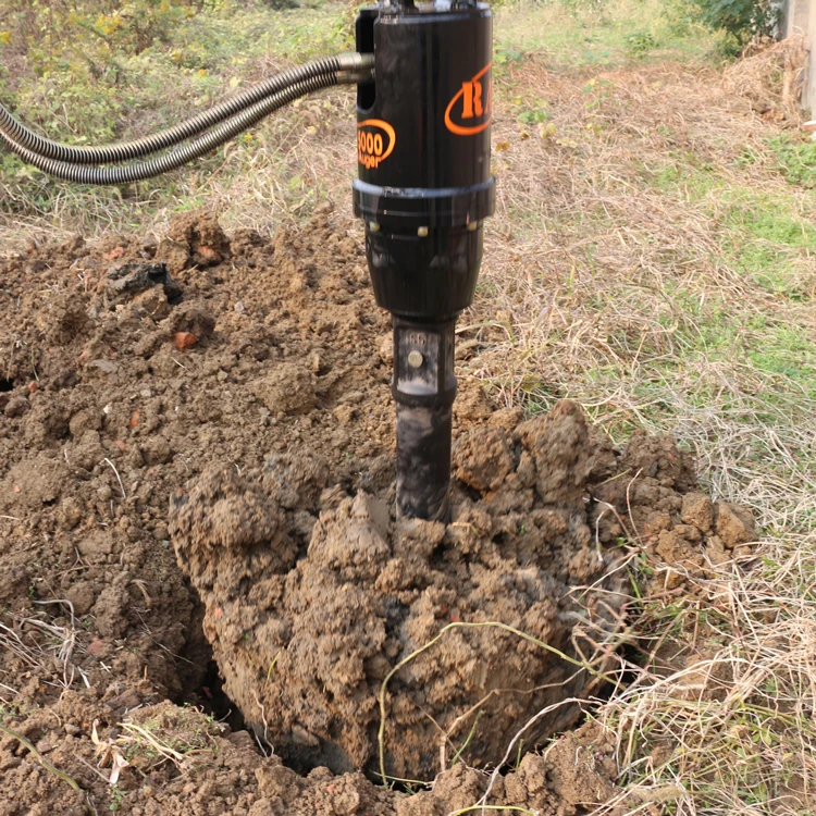 Auger attachment mini excavator hole digger hydraulic earth auger