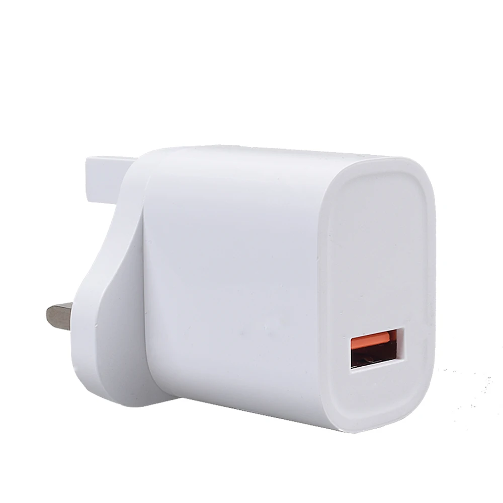 18 Вт QC 3,0 USB настенное зарядное устройство UK 3 контактный разъем быстрой зарядки зарядное устройство USB стандарт Великобритании для iPhone Samsung Xiaomi зарядное устройство для телефона