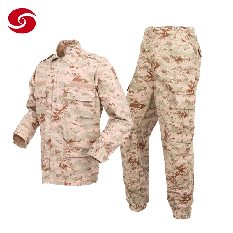 Desert Digital Camo Tactical Long Sleeve Uniform for Man