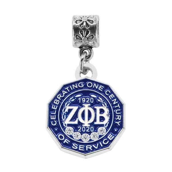 Высококачественный Буле эмаль ZPB щит Zeta Phi Beta амулеты