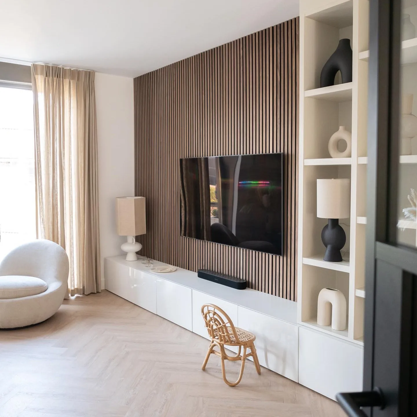 Akupanel decorative acoustic panels wooden slat akupanel