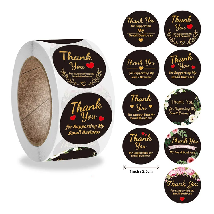 
 personalised business stickers thank you for supporting my small business sticker packaging labels packaging label for custom  