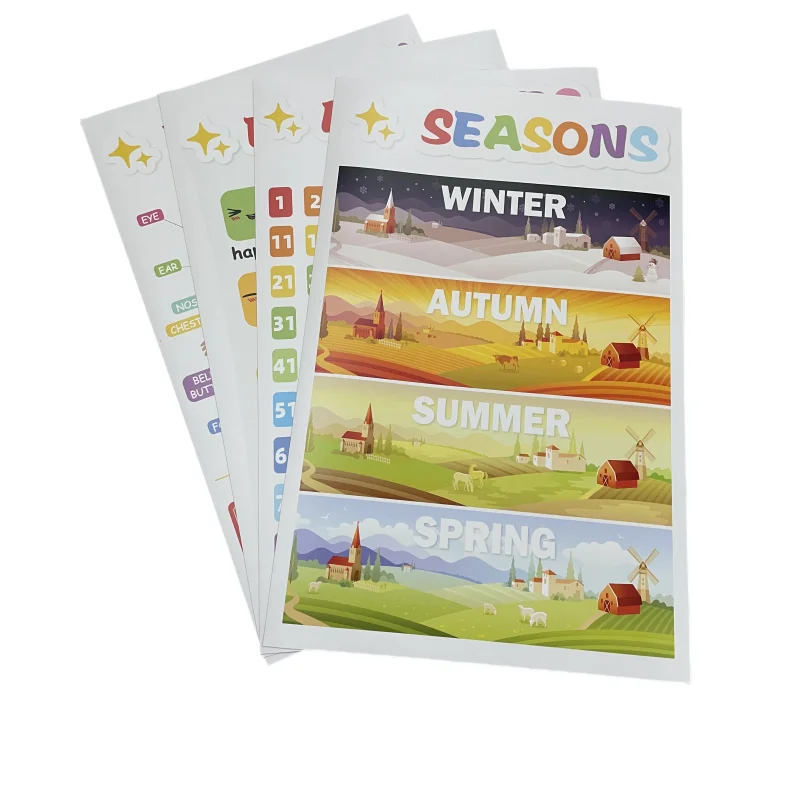 Good Selling CUSTOM SERVICE Flags of Africa Poster Learning Study Art Picture Print Room Wall Decor Educational Posters For Kids