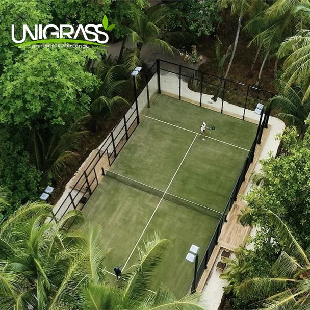UNI Полный набор заказной цвет или логотип 10 м * 20 Padel Теннисный корт производство на китайском заводе