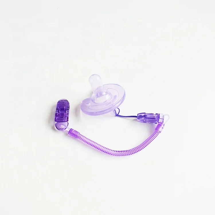 Wholesale Baby Nipple Pacifier Clip Teether Toy Straps Baby Silicone pacifier Clip Baby Toy Clips