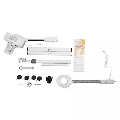 2 in 1 Facial Steamer with 5x Magnifying Lamp Hot Ozone Spa Beauty Salon Machine for Lip Exfoliation EU & US Plugs Included