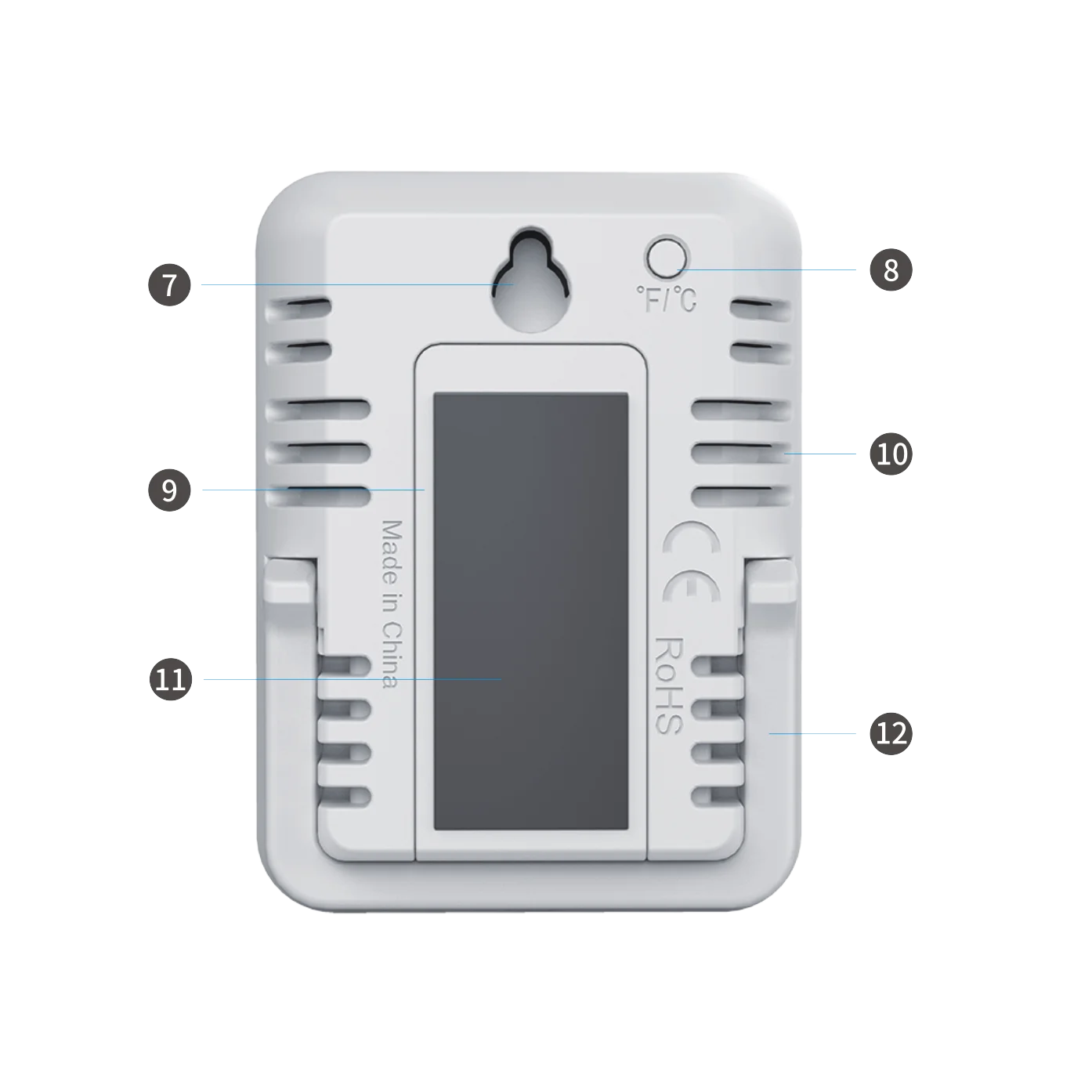 Mini LCD Digital Thermometer Hygrometer Temperature Indoor Convenient Temperature Sensor Humidity Meter Gauge Instruments