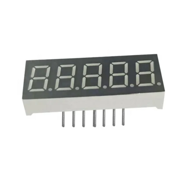 Custom 0.56 inch custom 7 segment led parrot green display 0.36 inch 7-segment 6 digit big led display module