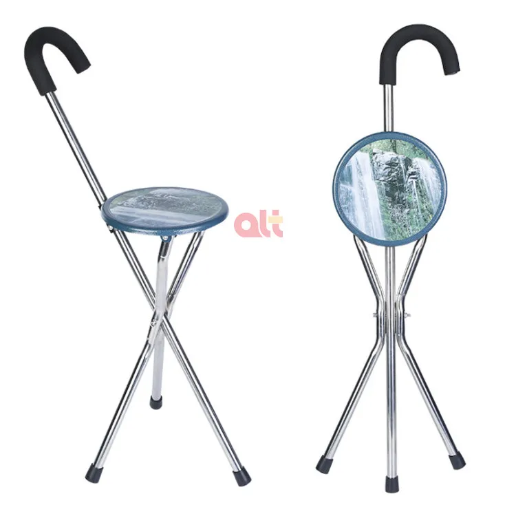 foldable walking sticks chair cheap price multifunction canes and walking sticks seat for elderly