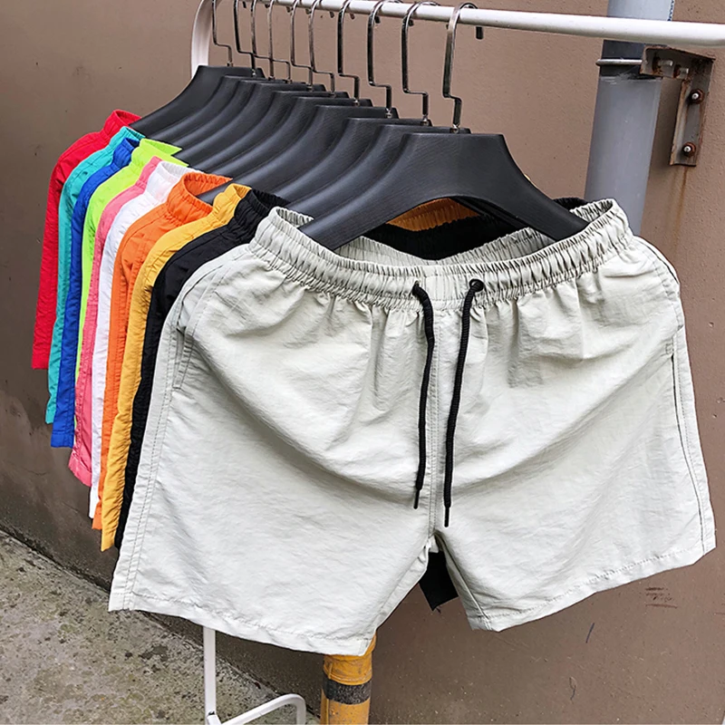 Wholesale Custom Plain Men Summer Polyester Swimming Beach Short Quick Dry Beachwear Board Swim Trunks Shorts
