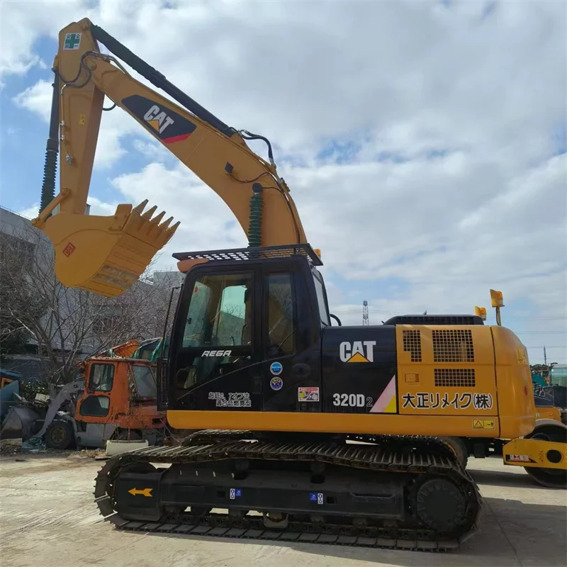 Оригинальный японский подержанный экскаватор Cat320D машина Caterpillar CAT320 20 тонн строительное тяжелое оборудование для