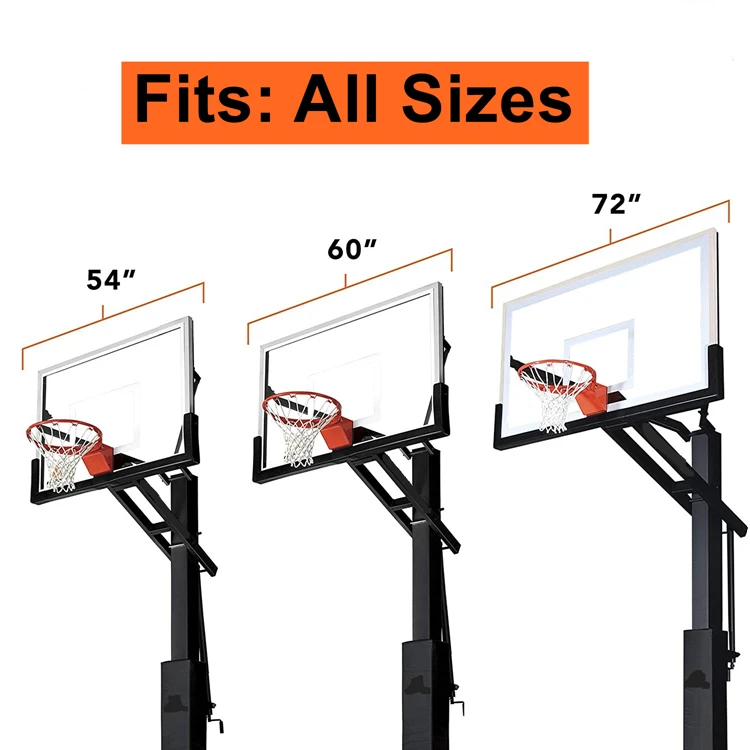 China Best Quality 8mm 10mm 12mm Tempered Glass Basketball PU Backboard Padding