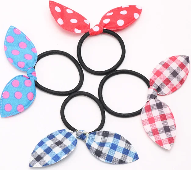 Лидер продаж, Заводская поставка, резинка для волос с кроличьими ушами