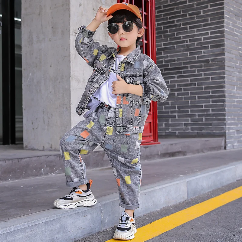 
DRXBNZ2007B415 Autumn New Arrival Children Clothing Set Hip Hop Kids Clothes Set Fashion Design Boys Clothing Set 