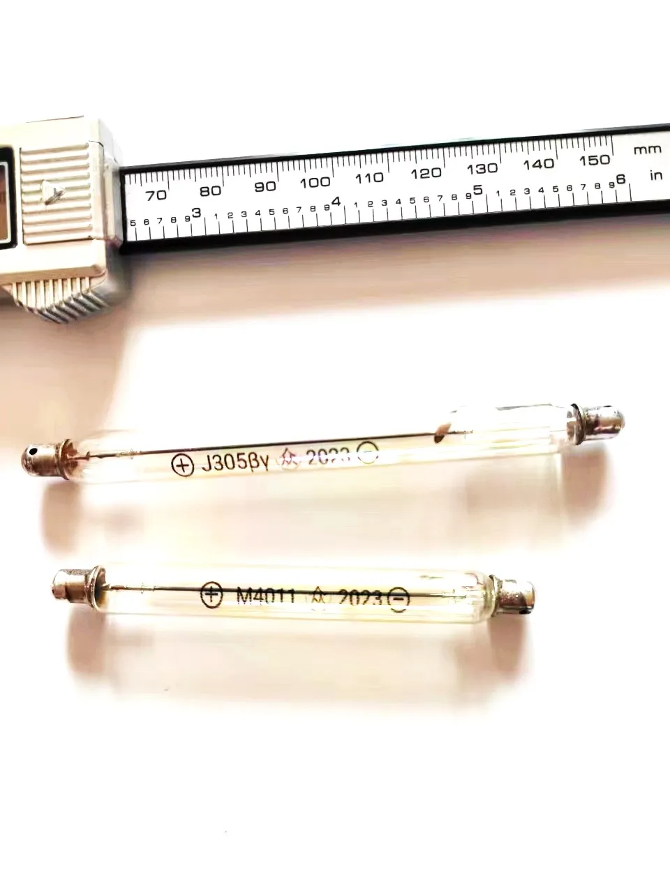Geiger Counter tube J305 Glass GM tube Geiger tube Gamma Beta Radioactive detection Nuclear Radiation detector sensor