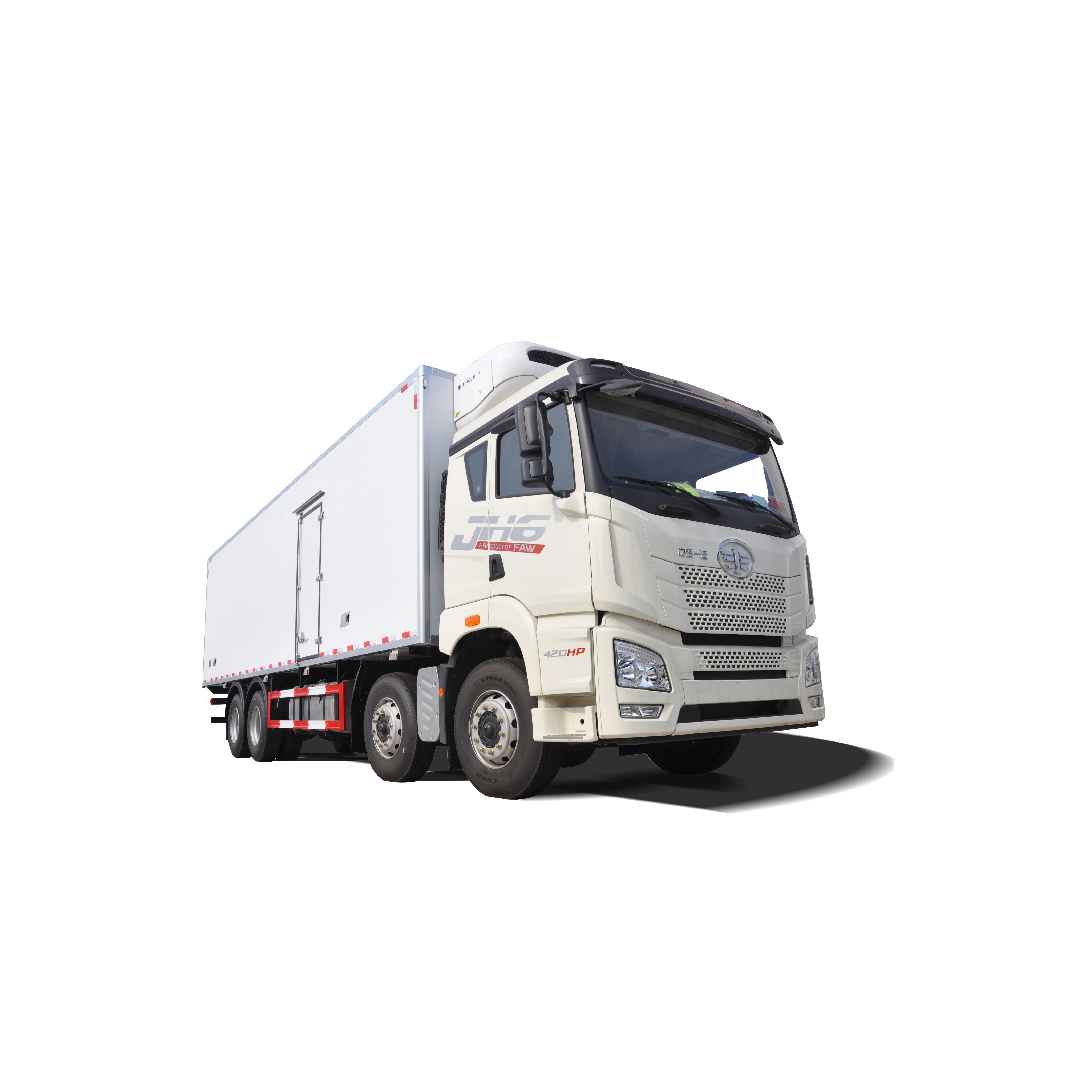 Хит продаж, замороженный пищевой контейнер Faw 8x4 9,4 м, холодильная машина