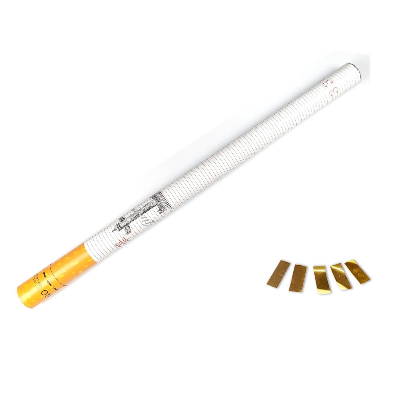 
New Products Cigarette confetti cannon Party Factory Tissue Paper Confetti Cannon Party Poppers For Festival Smoke Party Supplie 