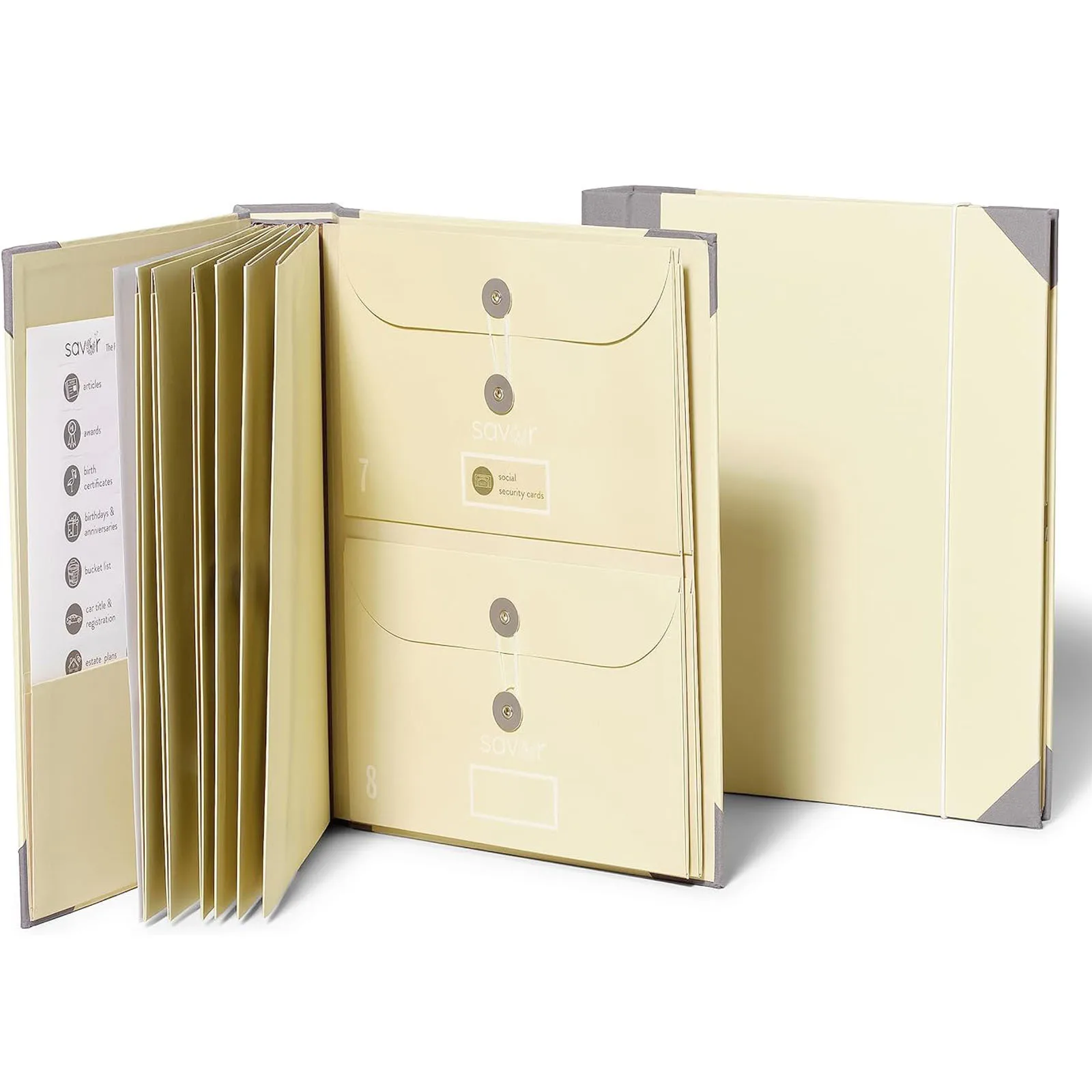 Latest Easily Multi-pocket plastic Pockets Document Organizer file Folder For Document