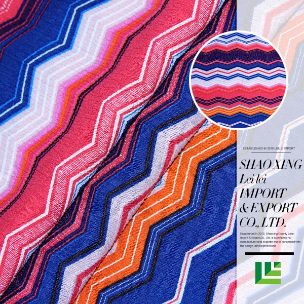 2021 оригинальный дизайн, дружественная дышащая полосатая вискозная трикотажная ткань для платья