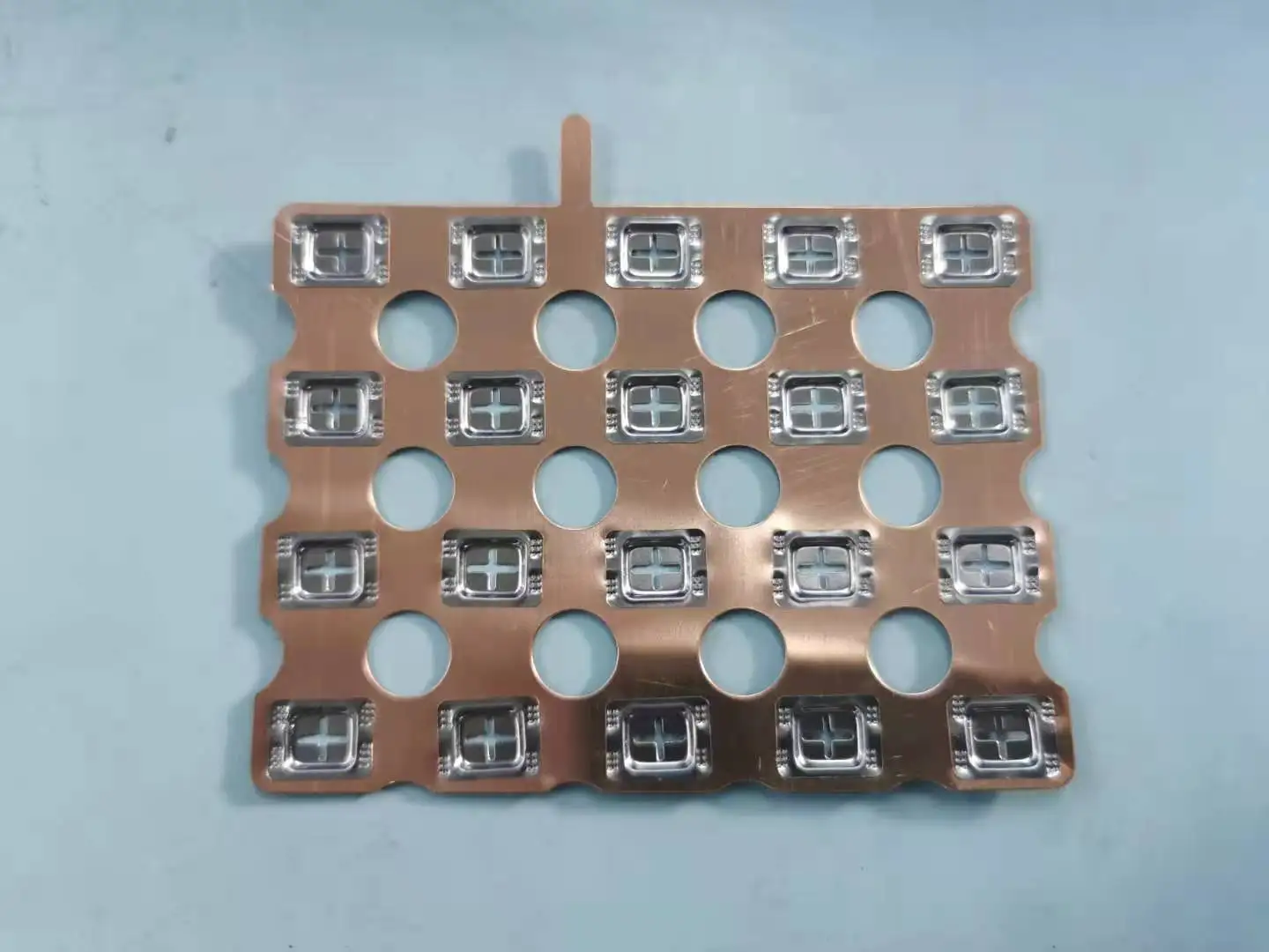 WELLGO Customized 21700 cell connector battery plate 1s2p copper nickel welding tab