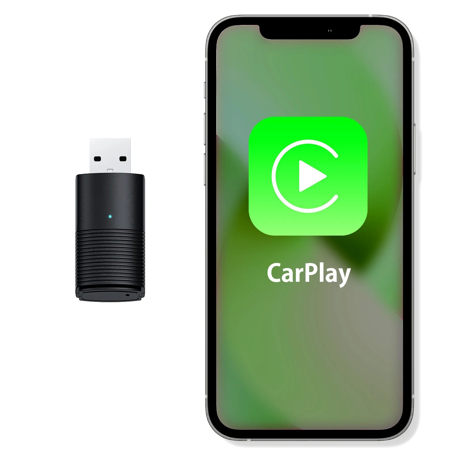 NEW Product Portable Wireless Carplay Converter Wired to Wireless Carplay Adapter for Car Multimedia Plug and Play Fast