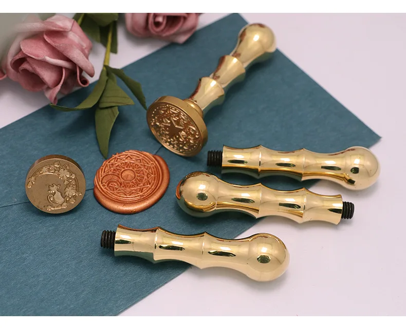 New Metal Copper Handle For Wax Seal Stamp resin handles for seal