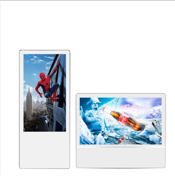 18.5 inch Elevator Wall Mounted Dual Screen Android WiFi Digital Advertising Screens for Business Marketing