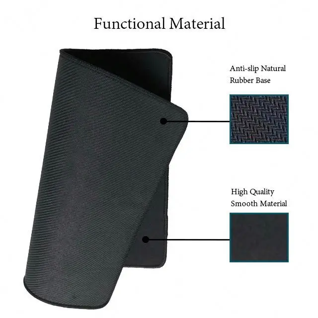 Custom Full Colour Design Print Woven surface Anti-slip Rubber Laptop Full Desk Game Gaming Mouse Pad Mat