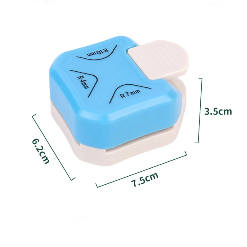 Meihui Corner Hole Punch 3 in 1 Manual Paper Corner Rounder Cutter for Paper Cardstock Laminator Photocards Scrapbooking
