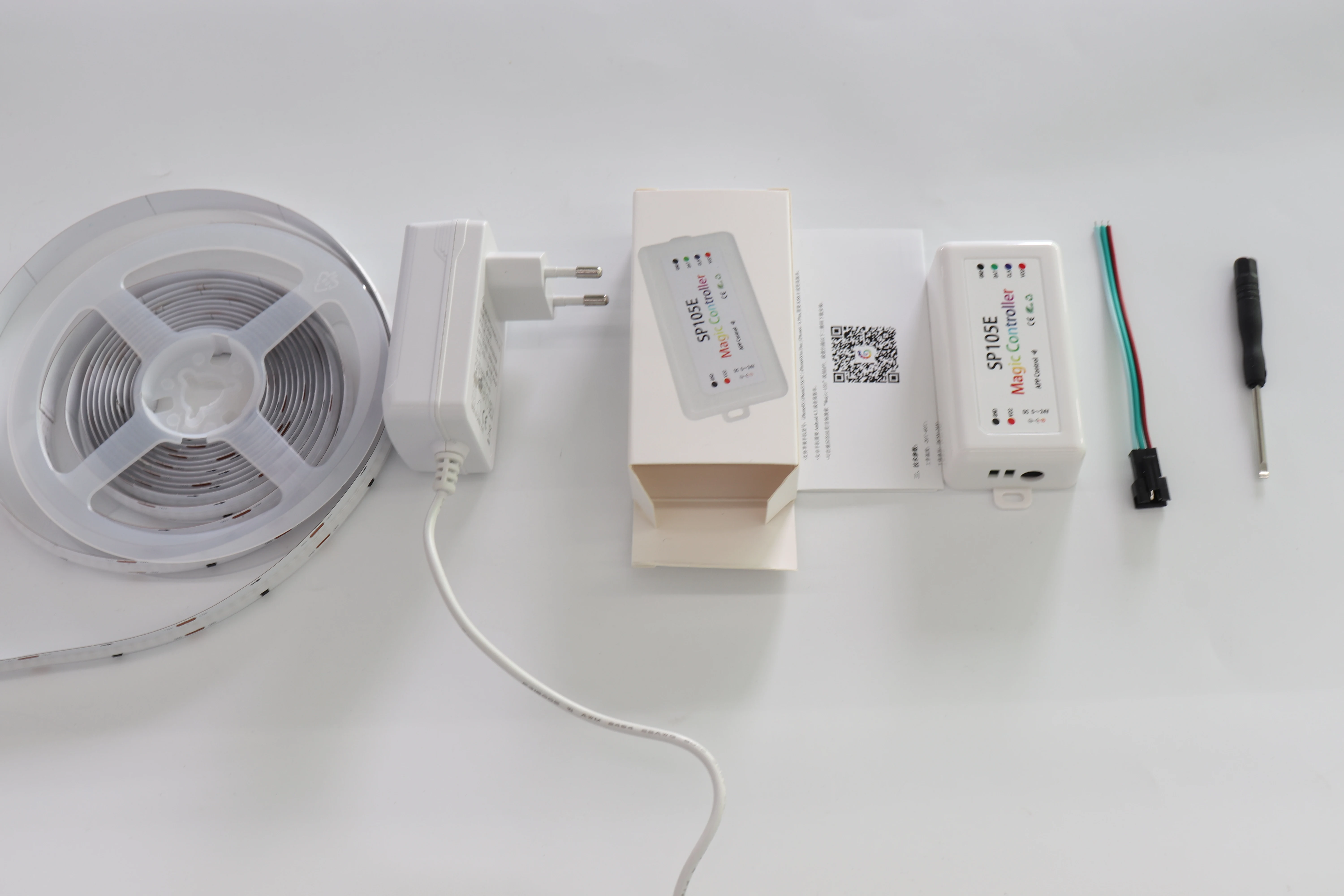 Banqcn 630 led RGBIC Addressable cob led strip Digital led Strip Light Soft Magic No Light Point BLE APP Control