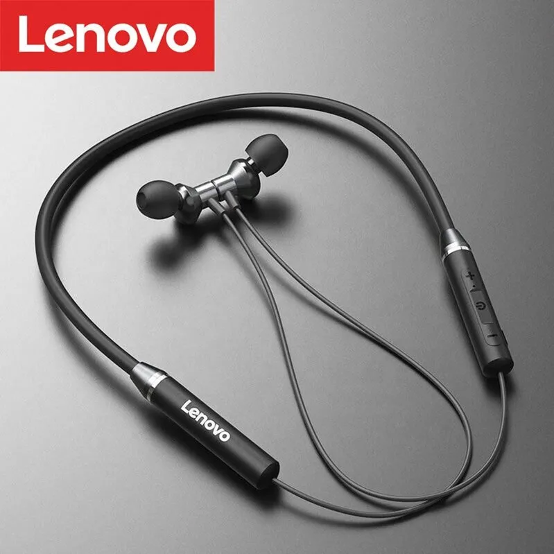 Lenovo HE05 headphones with CVC noise cancelling mic wireless headset 9D stereo sound earphone