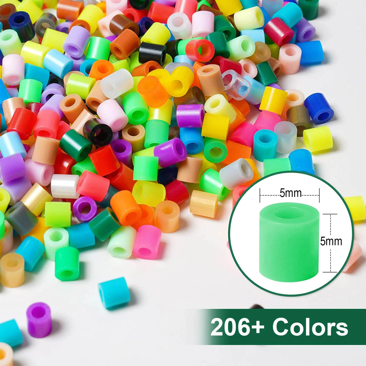 2021 New Arrive Artkal Beads Beads Fuse 206 Colors Plastic Perler Beads Wholesale For kids toy
