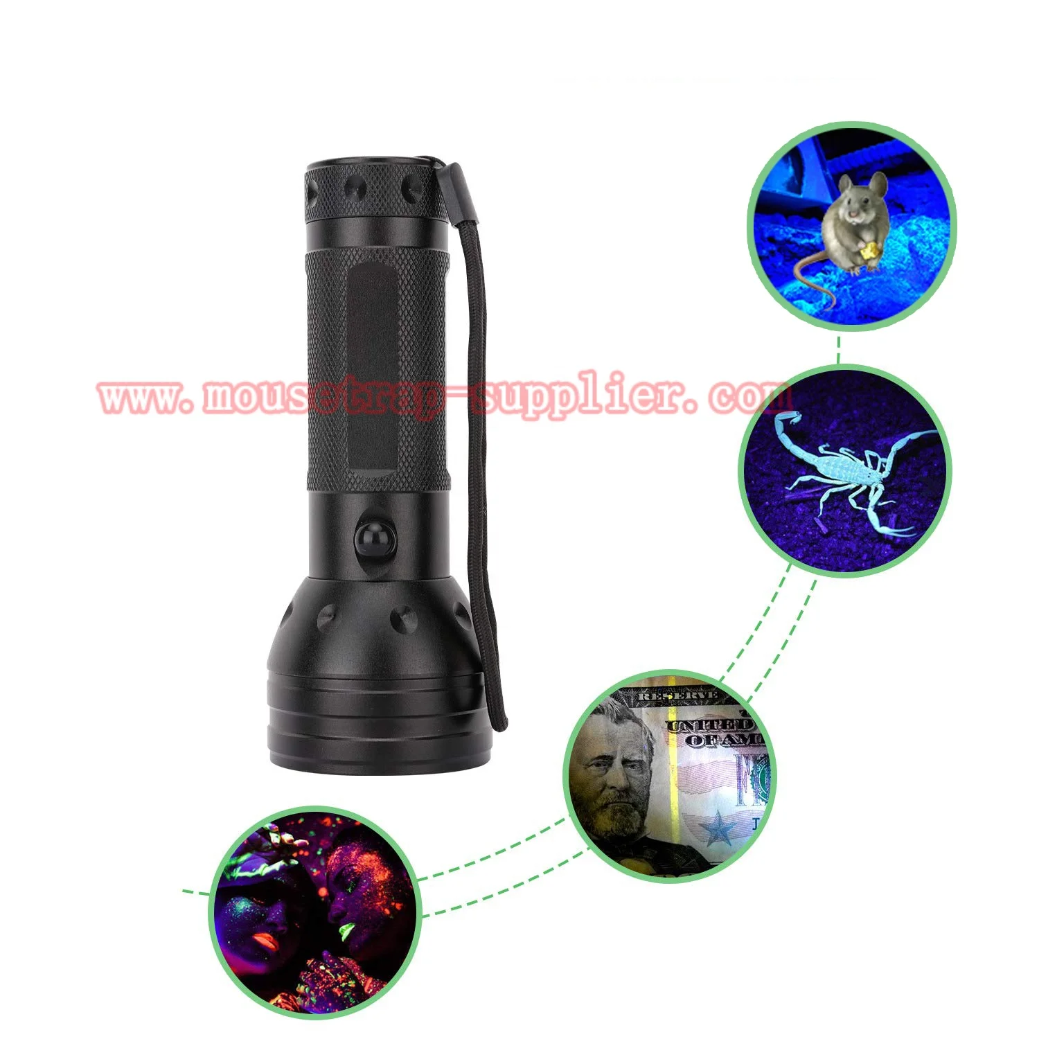 Reusable UV Detector to Check Pet Scorpions LED Flashlight Harmful Rodent Tracker