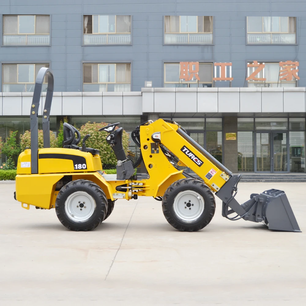 Shandong HERACLES New Style mini loader Hydrostatic system control Agricultural loader Garden Telescopic Wheel Loader